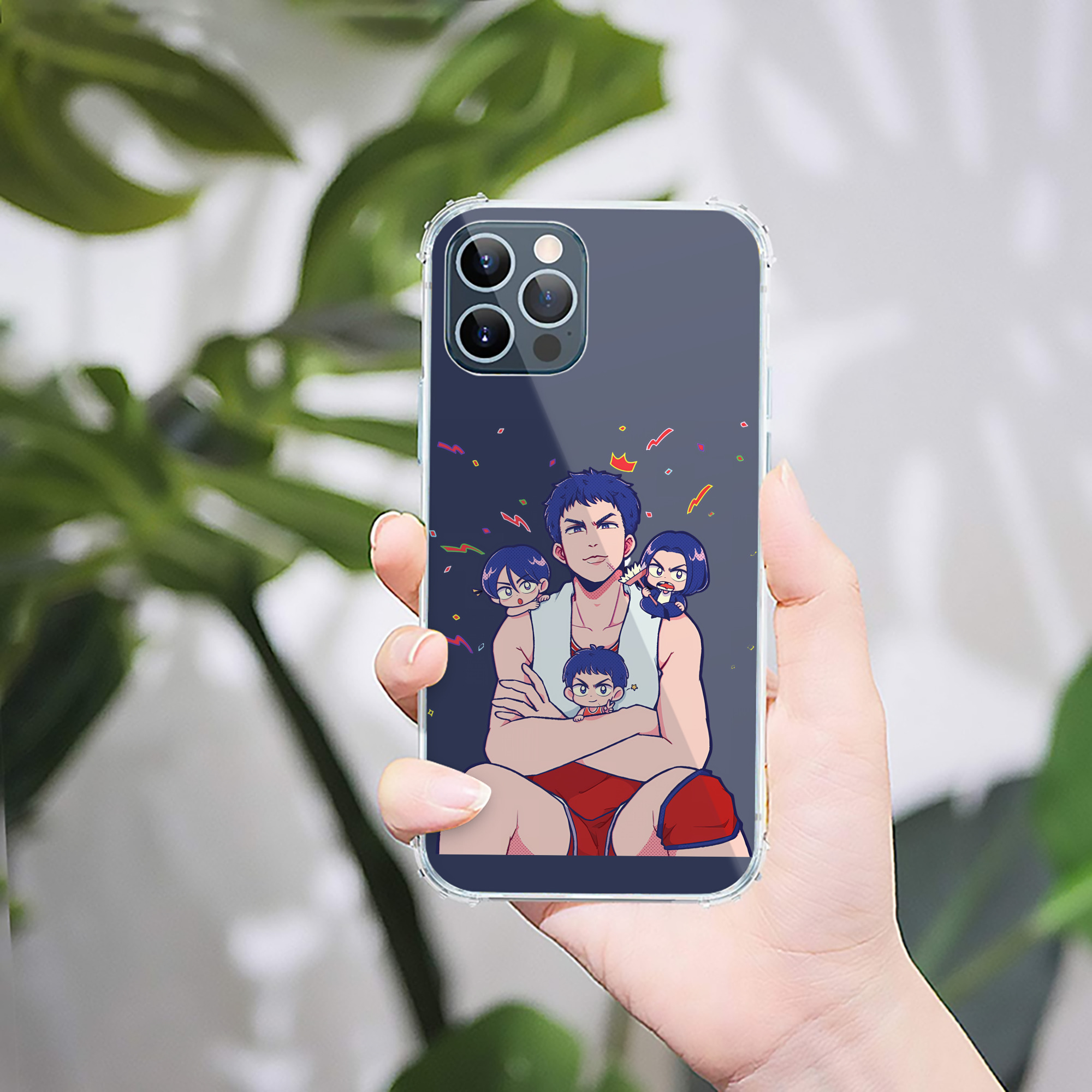 （画像用） SLAM DUNK／スラムダンク 【iPhone 12シリーズ対応】透明スマホケース（クリアソフトケース）
